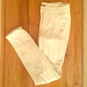 Paige Ripped White Skinny Jeans
